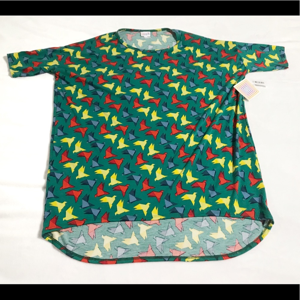 LuLaRoe Irma Origami Birds Large New With Tags